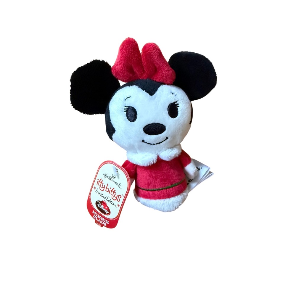 NWT Hallmark Itty Bitty Limited‎ Edition Disney Minnie Clause